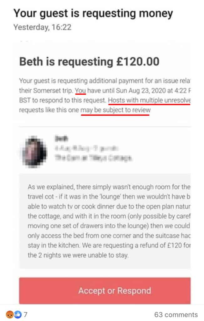 Reasons not to host on Airbnb (use these platforms instead) 2 gyests complaining