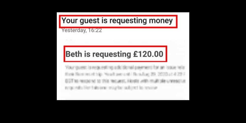 Short Rental Articles 20 requesting money